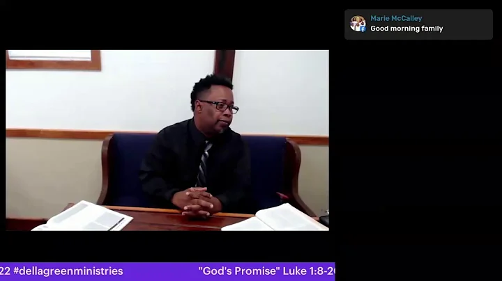 "God's Promise" Luke 1:8-20 12.04.22 #dellagreenmi...