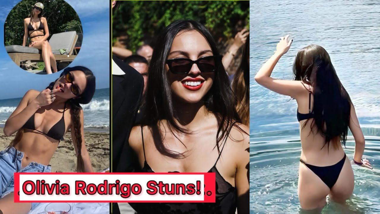 Olivia Rodrigo STUNS With A Tiny Black Bikini For A Swim…..*Venice