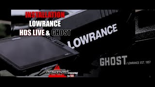 UNBELIEVABLE TECHNOLOGY!! Installation & setup of the LOWRANCE HDS LIVE & the LOWRANCE GHOST | ASFN