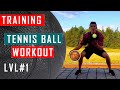 Тренировка с теннисным мячом LVL#1. Tennis Ball Workout LVL#1.