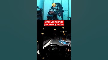 When you hit twice your convoy partner #ets2 #convoy #routes #scaniav8 #english