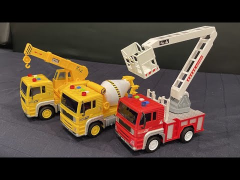 Распаковка пожарной инерционной машины Mobicaro со световыми и звуковыми эффектами