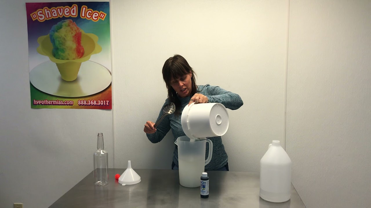 How to make Ready to Use syrup from Flavor Concentrate