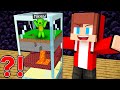 JJ Trapped Mikey in a TINY WORLD Survival Battle in Minecraft (Maizen)