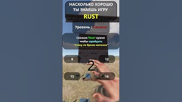 Насколько хорошо вы ДЕЙСТВИТЕЛЬНО знаете игру RUST? LVL-Тяжел!#shorts #раст #rust #hfcn  #rustshorts