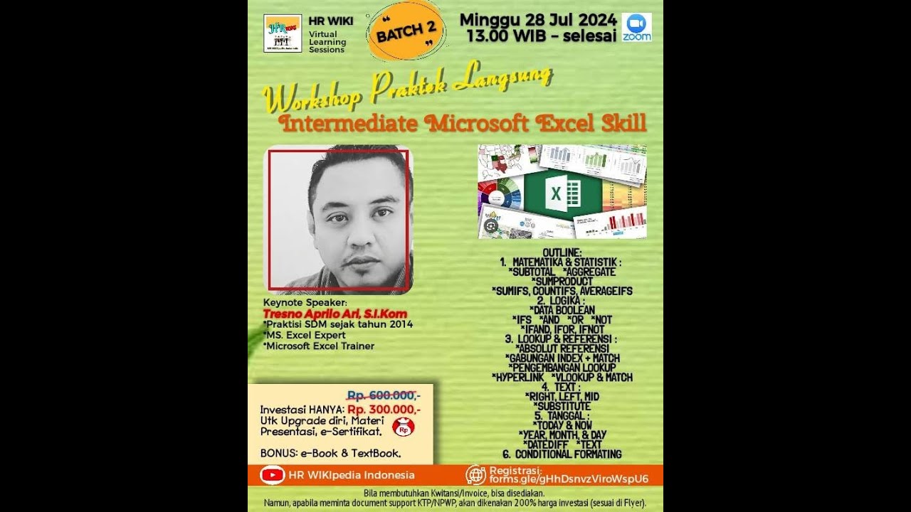 Intermediate Microsoft Excel Skill - Batch 2 - YouTube