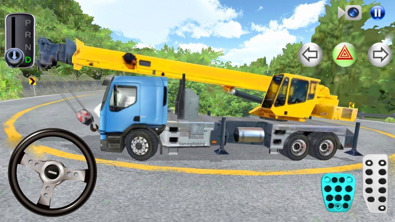 New Volvo Truck Mountain Road Driving - 3D Driving Class Android Gameplay Video - Gadi Game Game