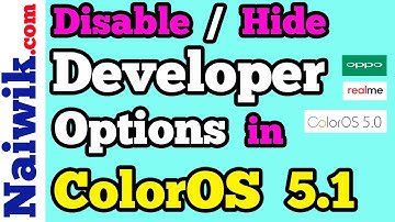 How to disable Developer options in Oppo Realme 2 | ColorOS 5.1