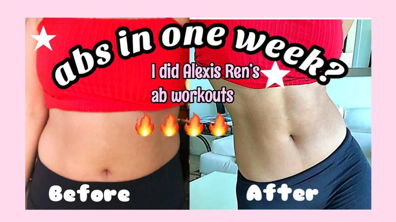 5 Day Alexis Ren 10 Minute Ab Workout In Youtube for Beginner