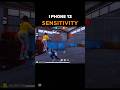 I phone 13 sensitivity || best i phone sensitivity 💀 #freefire