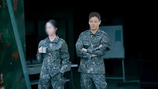Jungkook turned out to have this woman figure behind the spirit of undergoing military service