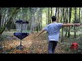 Discgolf dans les bois  