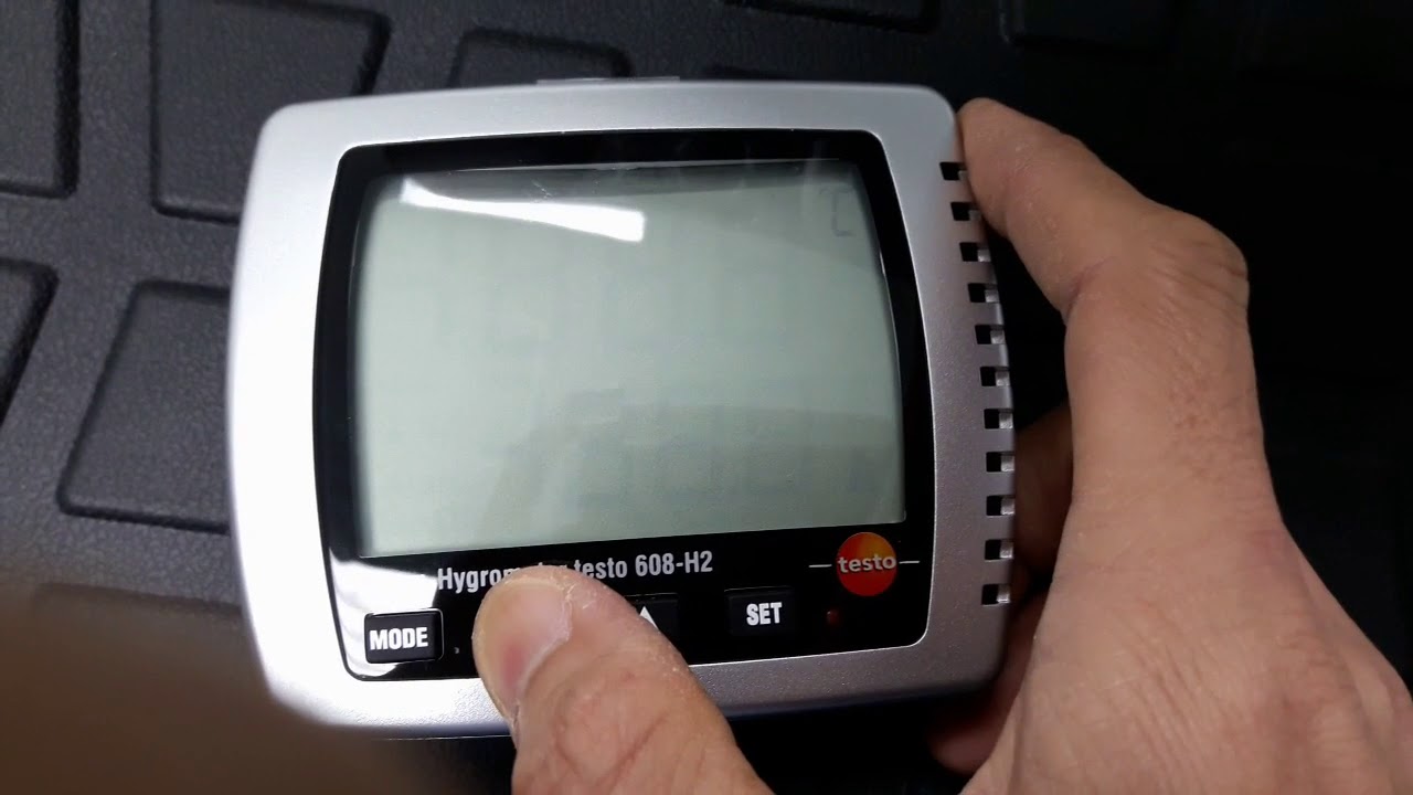 608h2 Thermohygrometer TESTO 608-H2 - YouTube