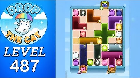 Drop The Cat Level 487 Walkthrough