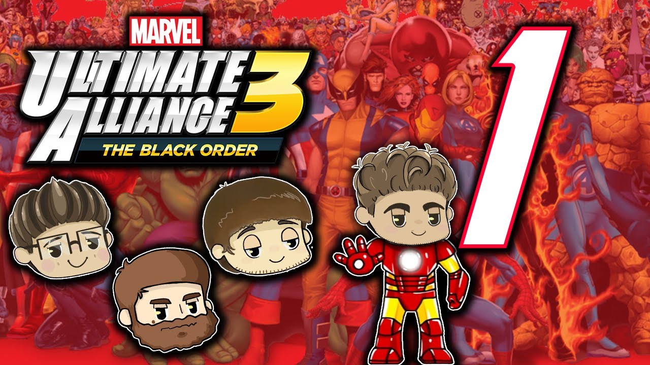 Marvel Ultimate Alliance 3 - 4 BEST FRIENDS PLAY CO-OP - Part 1