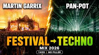 Martin Garrix, R3HAB, Pan-Pot & Eli Brown — Festival to Techno Mix 2026