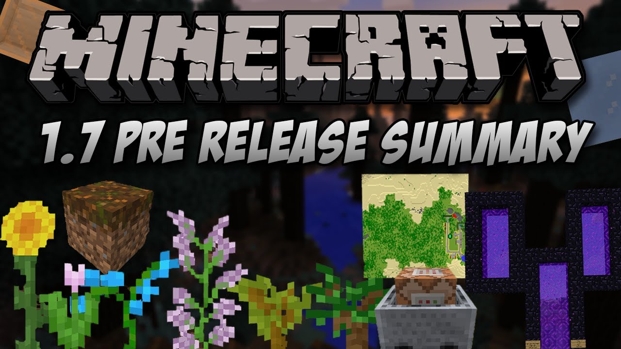 Minecraft 1.7 Pre-Release Features Summary