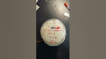 Homemade Turn Coordinator for flight simulator