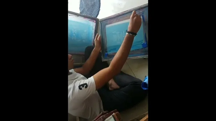 screen printing | screen exposing process #printing #shorts #viral #short #screen