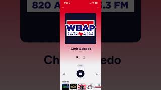 Traffic and weather update on WBAP no EAS