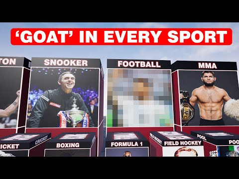 The Greatest Athletes Of All-Time In Every Sport  |  GOAT  |  3D comparison