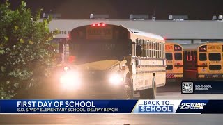 Palm Beach County Superintendent on first day of school