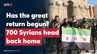 Has the GREAT RETURN BEGUN? - 700 Syrians HEAD BACK HOME