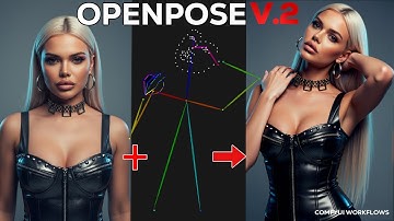 OpenPose Workflows V2 Is insane And Uncensored! 4 workflows + 200 pose reference images🔥