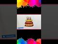 Easy Cake Drawing for Kids | Step by Step Cake Drawing 🎂 #shorts