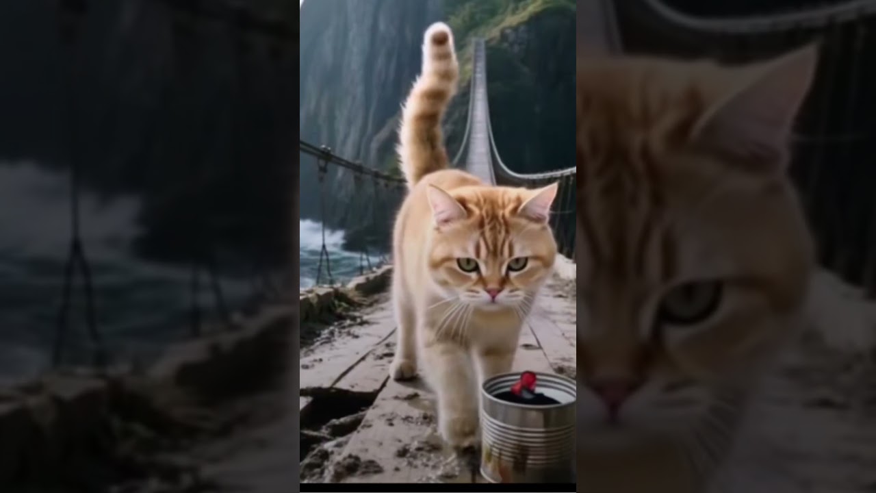 “Nature’s Embrace: A Cat's Gentle Guardian”