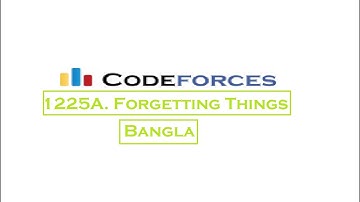 1225A. Forgetting Things Codeforces Solution Bangla
