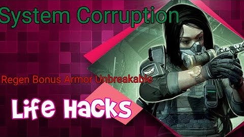 The Division 2 - PVE SYSTEM CORRUPTION "Life Hacks" Build - Bonus Armor/ Armor Regen/ Unbreakable!!!