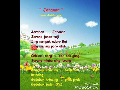 Lagu Daerah Jawa Tengah, Jaranan