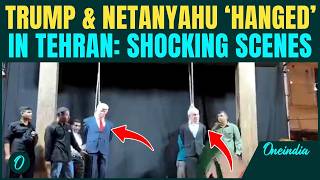 “Trump & Netanyahu HANGED”: Iran UNLEASHES Fury As Leaders’ Effigies Swing In Public