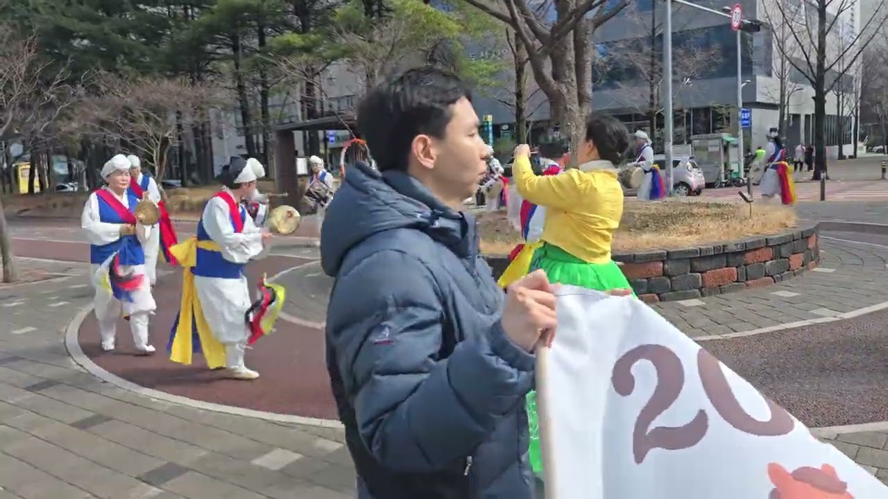 풍물패의 신명나는 정월대보름 농악공연, 대전서구문화원과함께하는 2026정월대보름민속놀이 한마당(2026 Korea Folk Music Show)🍀🍀🍀