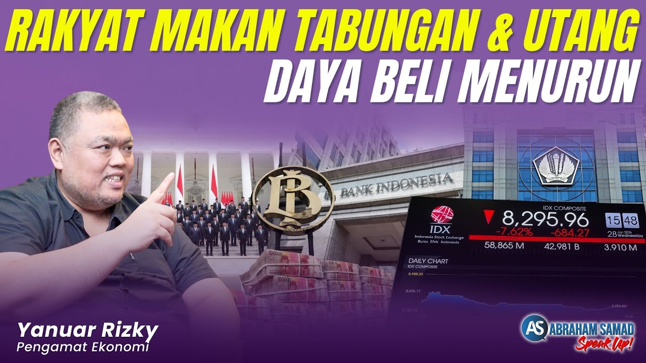 Pengamat: Rakyat Makan Tabungan & Utang. Daya Beli Menurun | #SPEAKUP