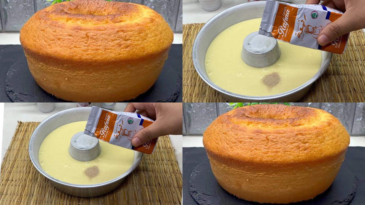 أضيفي هاد المكون السحري⁉️😱واحصلي على كيك خفيف عااالي حجمو مضاااعف اسفنجي كالقطن