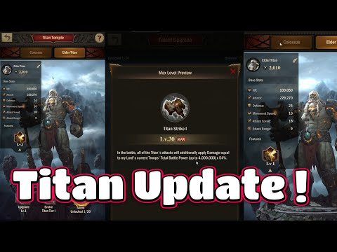 War and order : New Titan Update