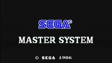 Sega Master System Boot Screen | Startup | Retro Gaming | Nostalgia | 1986