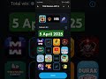 5 April 2025 ton station today's combo. #airdrop #telegram #tonstation