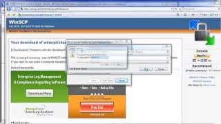 CS1032 (alternate) Web Site and FTP Setup [WinSCP]