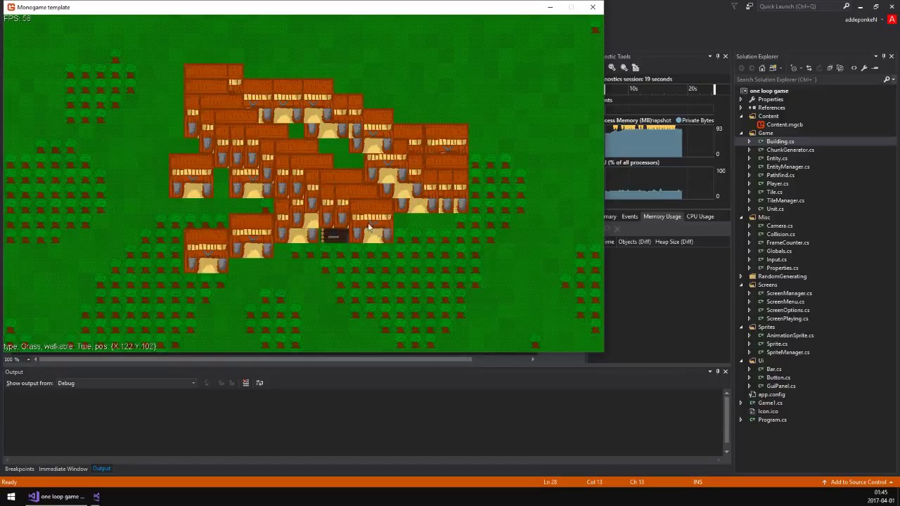 [C# monogame](beginner) making rts game #gamedev #music - YouTube
