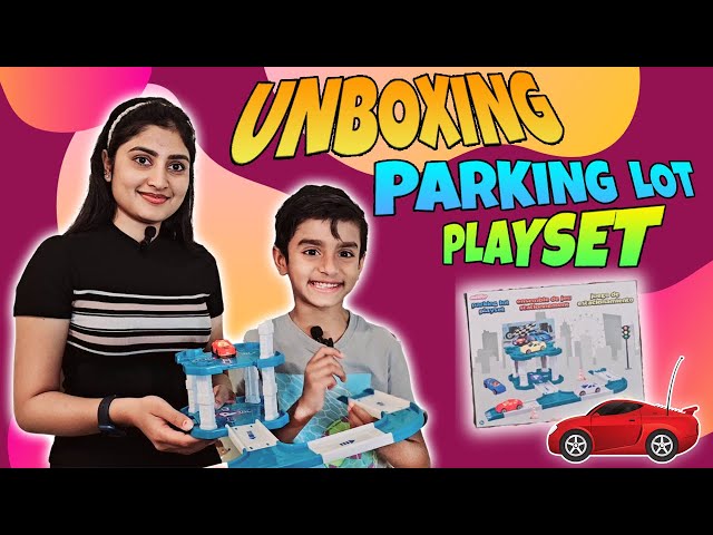 Unboxing Parking Lot Playset | Mini Car Parking Zone | Car Parking Toys class=