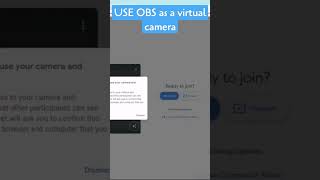 Use OBS as a virtual CAMERA! #shorts screenshot 4