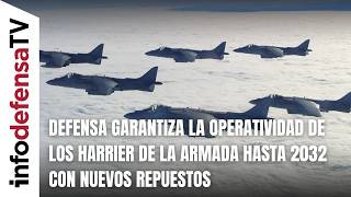 Defensa garantiza la operatividad de los Harrier de la Armada hasta 2032 con nuevos repuestos