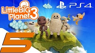 LittleBigPlanet 3 - PS4 Walkthrough Part 5 - Deep Space Drive-In & Oddsock Unlocked
