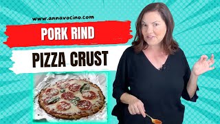 Pork Rind Pizza Crust (Dairy Full and Dairy Free)