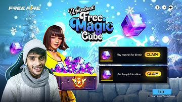 WINTERLAND FREE MAGIC CUBE 🥶 Free Fire MaX