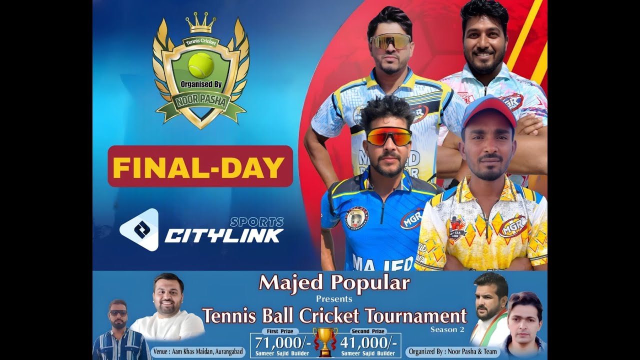 MAJED POPULAR TENNIS BALL CRIKET TOURNAMENT SEASON 02 (DAY 06) (FINAL DAY)