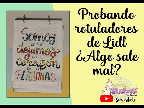 🎬 Video con opiniones sobre Rotuladores Para Tela Lidl